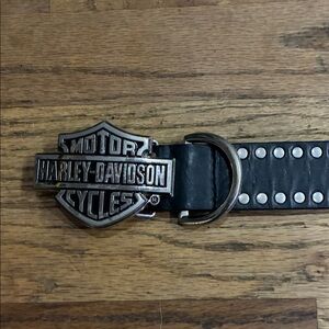 Harley-Davidson Black Belt with Silver Studs